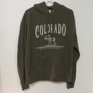 Independent Trading Company Sweatshirt Green Colorado Size XL Unisex